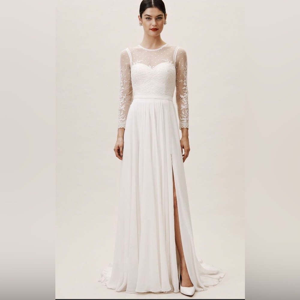 NWT BHLDN Catherine Deane Leanna Long Sleeved Bodysuit Size 0